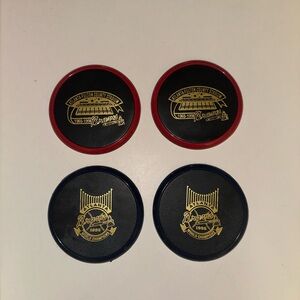 Vintage Atlanta Braves 1995 World Champions Coasters